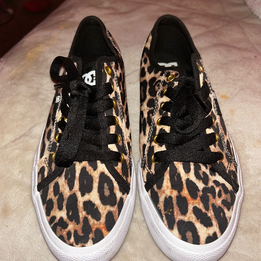 DC Women's Leopard Print Sneakers